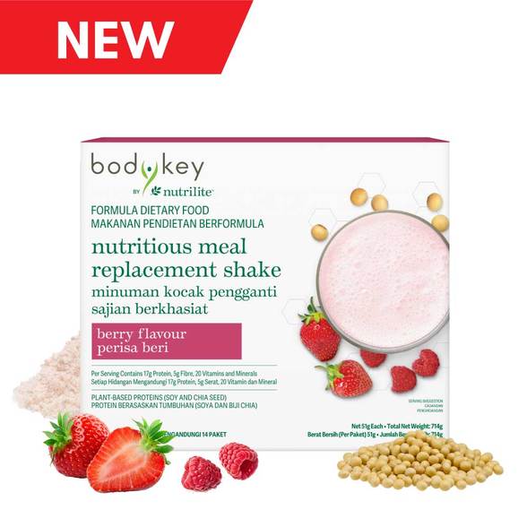 BodyKey by Nutrilite Nutritious Meal Shake Berry